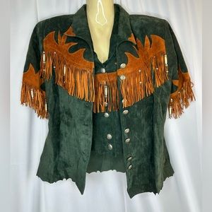 Vintage Liz E. Parker top and jacket set
